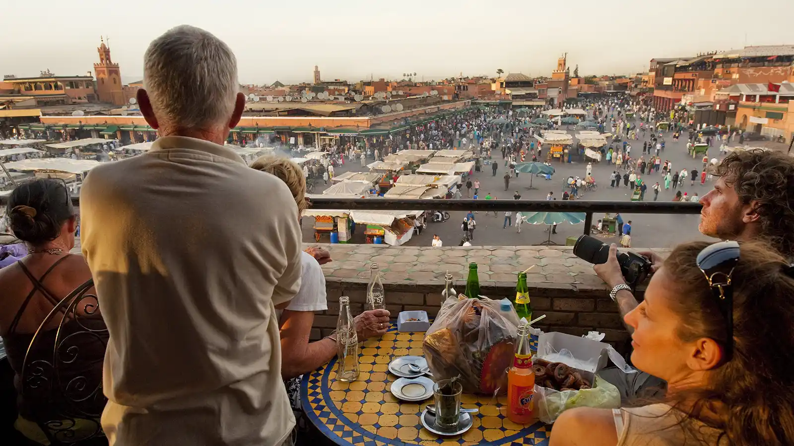 Marrakech souks shopping tour with old medina view and local market atmosphere