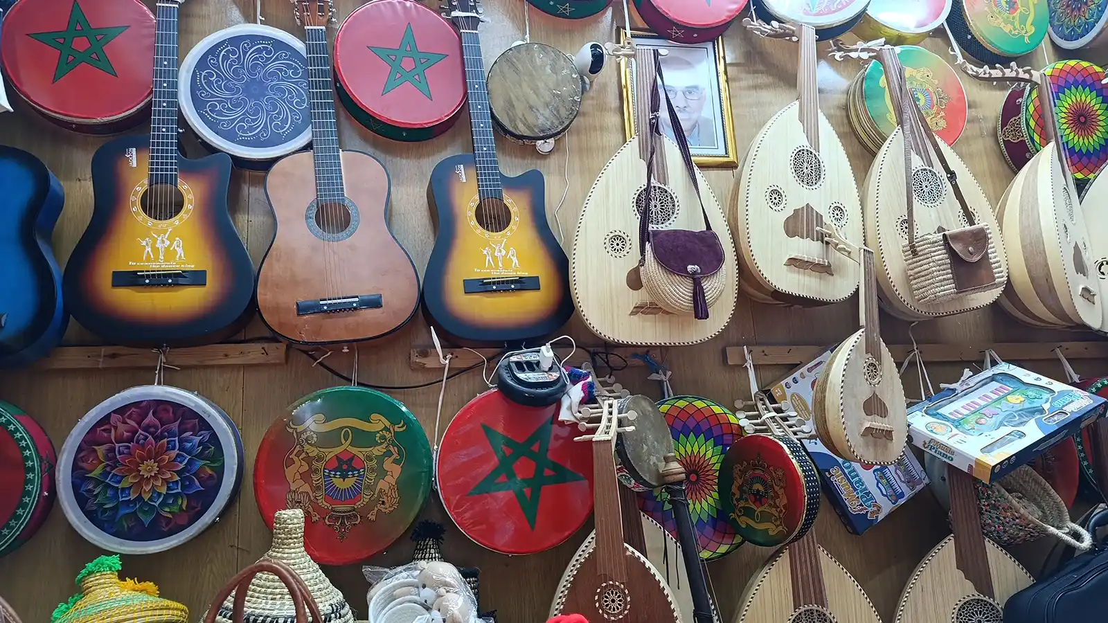 Rabat souks shopping tour with Moroccan ceramics, bowls and handmade souvenirs